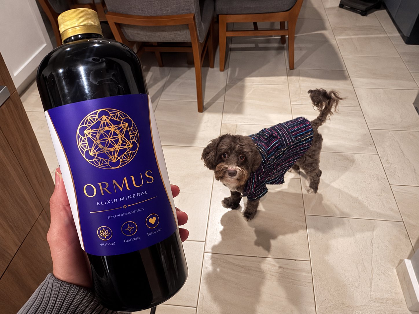 Botella de elixir